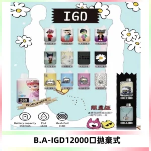 BAIGD12000口拋棄式一次性電子煙